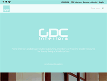 Tablet Screenshot of gdcinteriors.com